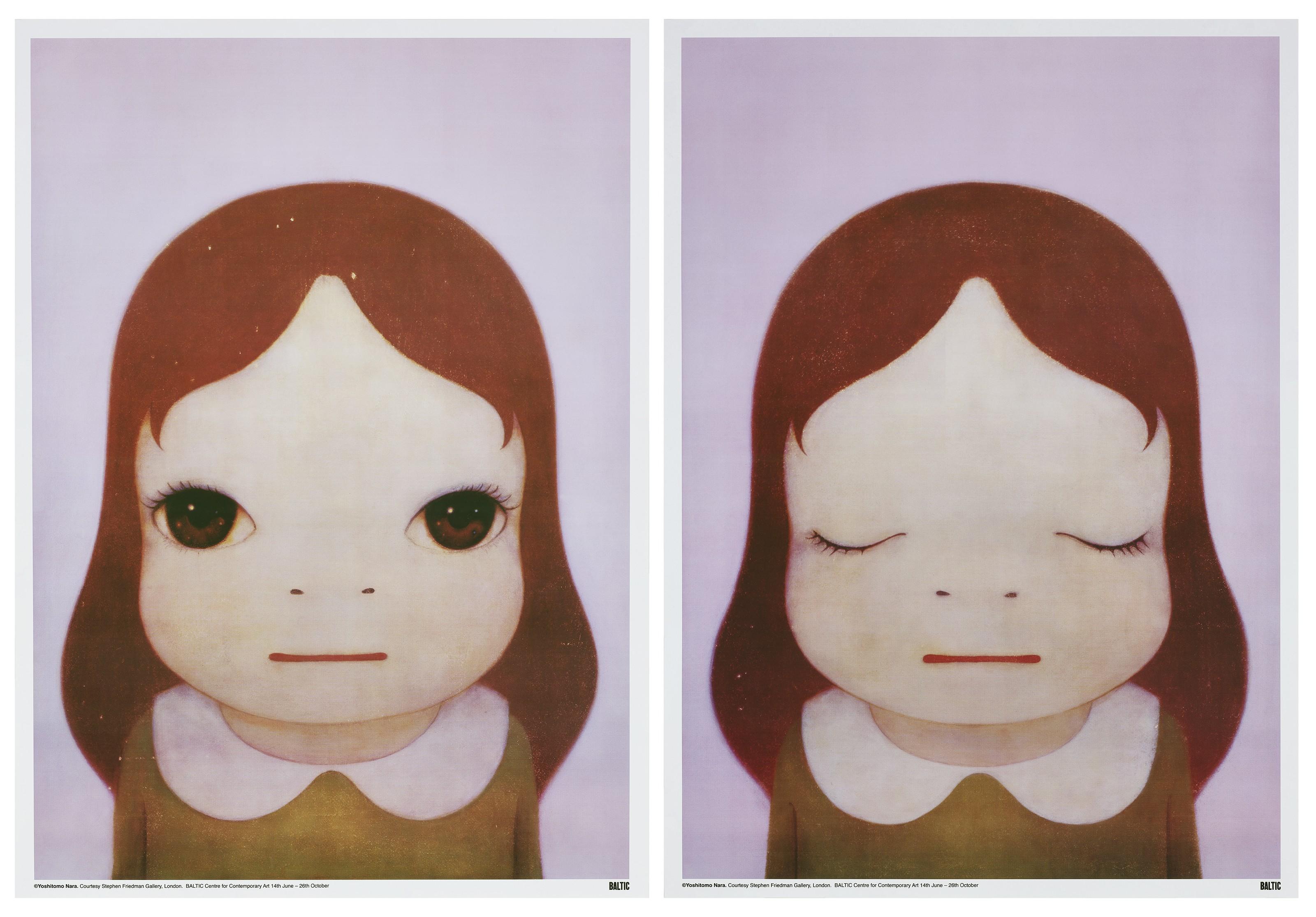 Yoshitomo Nara - Cosmic Girls: Eyes Opened / Eyes Closed