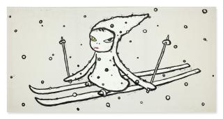 Yoshitomo Nara - Cosmic Skier