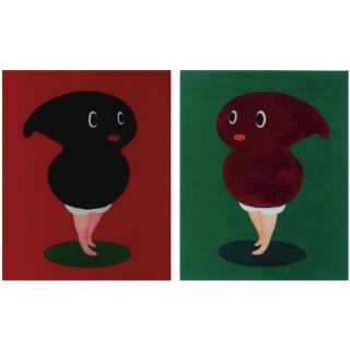 Yoshitomo Nara - (I) Chick The Ambassador No. 4 (Ii) Chick The Ambassador No. 3
