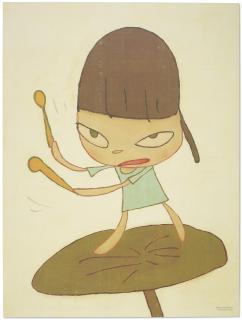 Yoshitomo Nara - Marching On A Butterbur Leaf