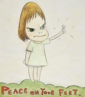 Yoshitomo Nara - PEACE ON YOUR FEET