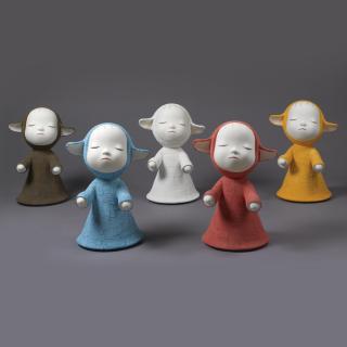 Yoshitomo Nara - The Little Pilgrims (Night Walking)