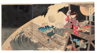 Yoshu Chikanobu - Meiji era (1868-1912), late 19th/early 20th century
