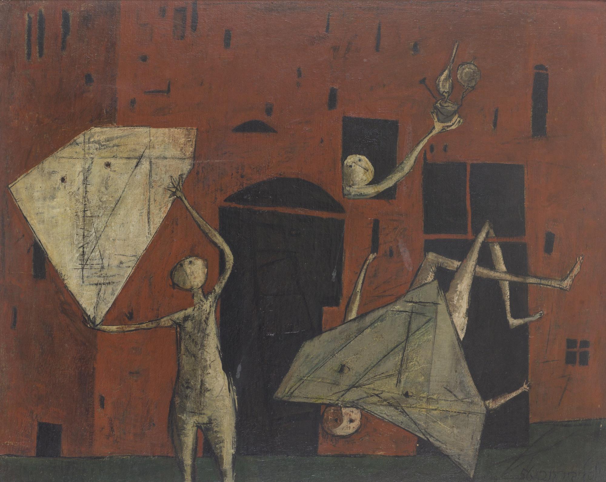 Yosl Bergner - The Wall