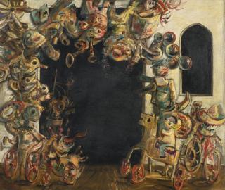 Yosl Bergner - Toy Shop In Jaffa