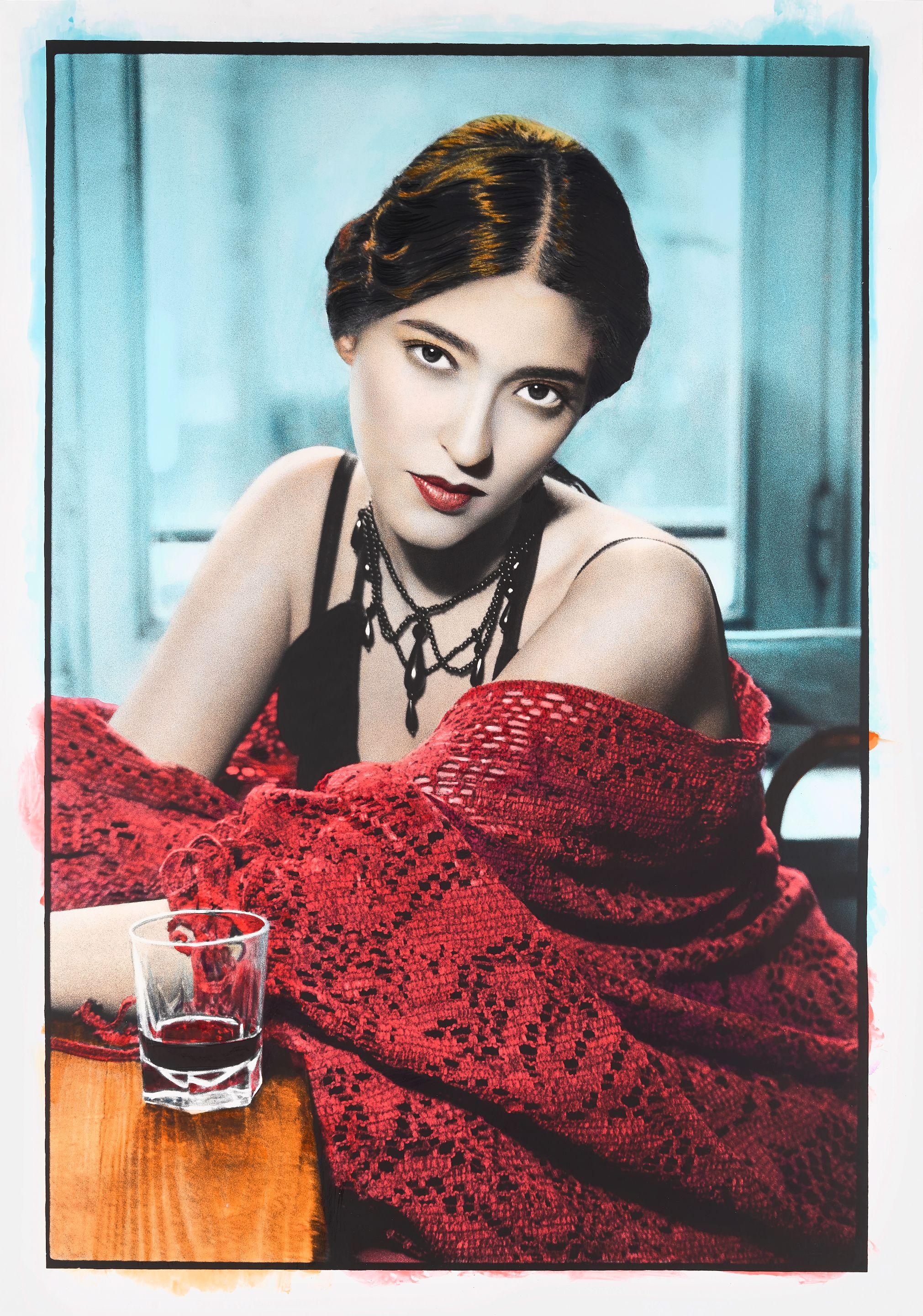 Youssef Nabil - Amani By Window, Cairo, 1993