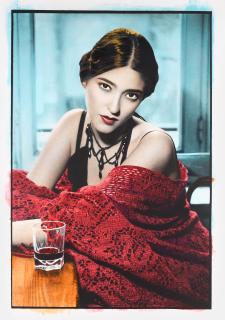 Youssef Nabil - Amani By Window, Cairo, 1993