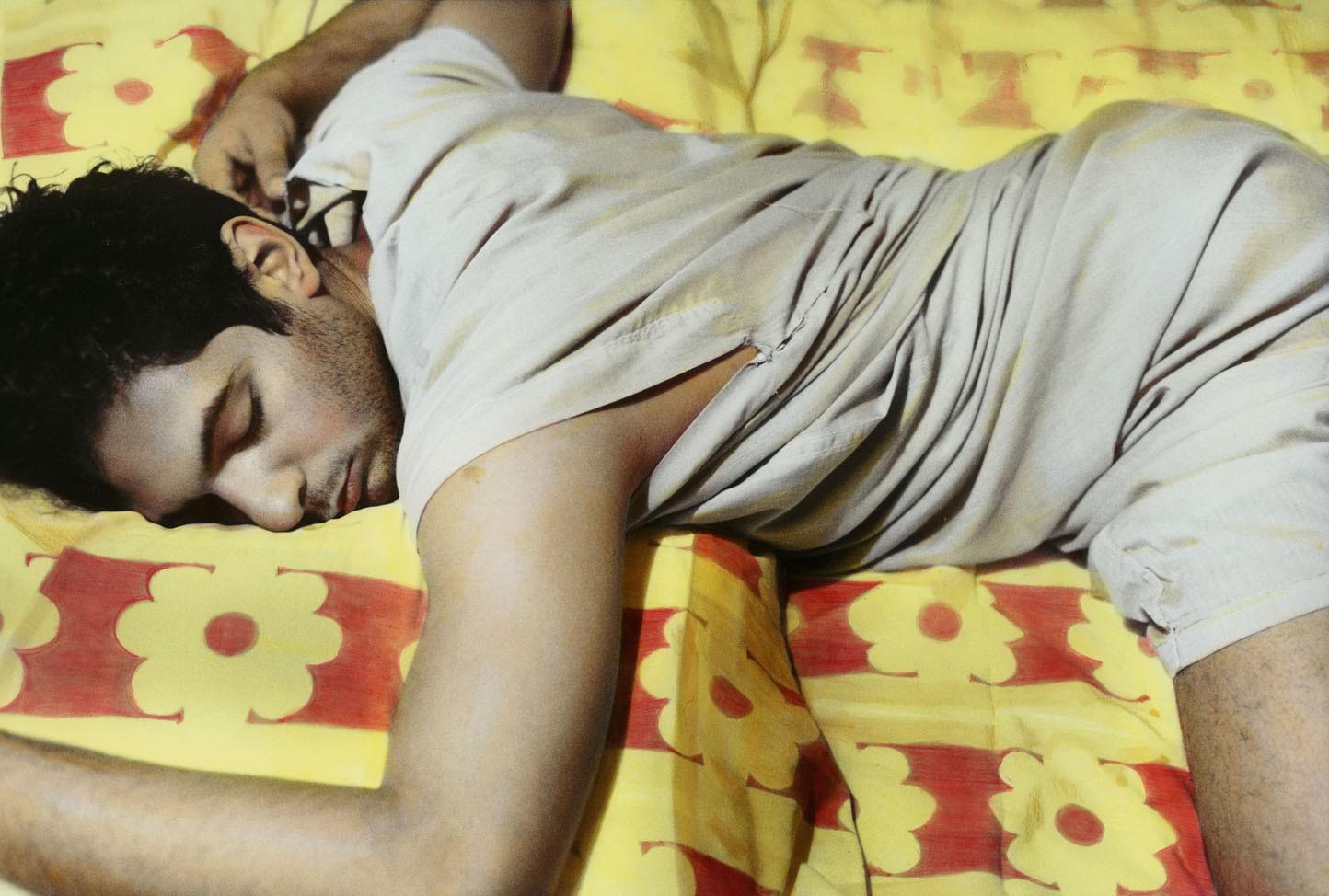 Youssef Nabil - Ayman Sleeping, Paris, 2005