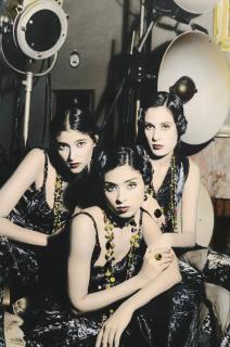 Youssef Nabil - Egyptianthree Girls In Studio, Cairo