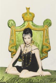 Youssef Nabil - Natacha And Crown, Cairo