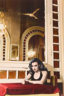 Youssef Nabil - Simone in Downtown Bar, Cairo I, 1997