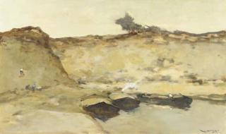 Ype Wenning - A sandpit in the dunes