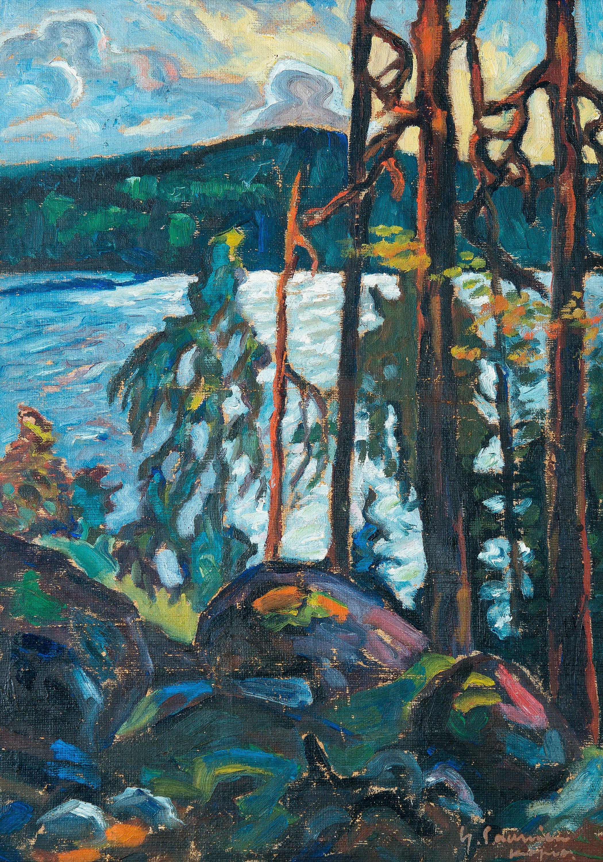 Yrjö Saarinen - View Over The Lake.