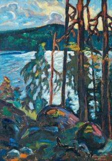 Yrjö Saarinen - View Over The Lake.