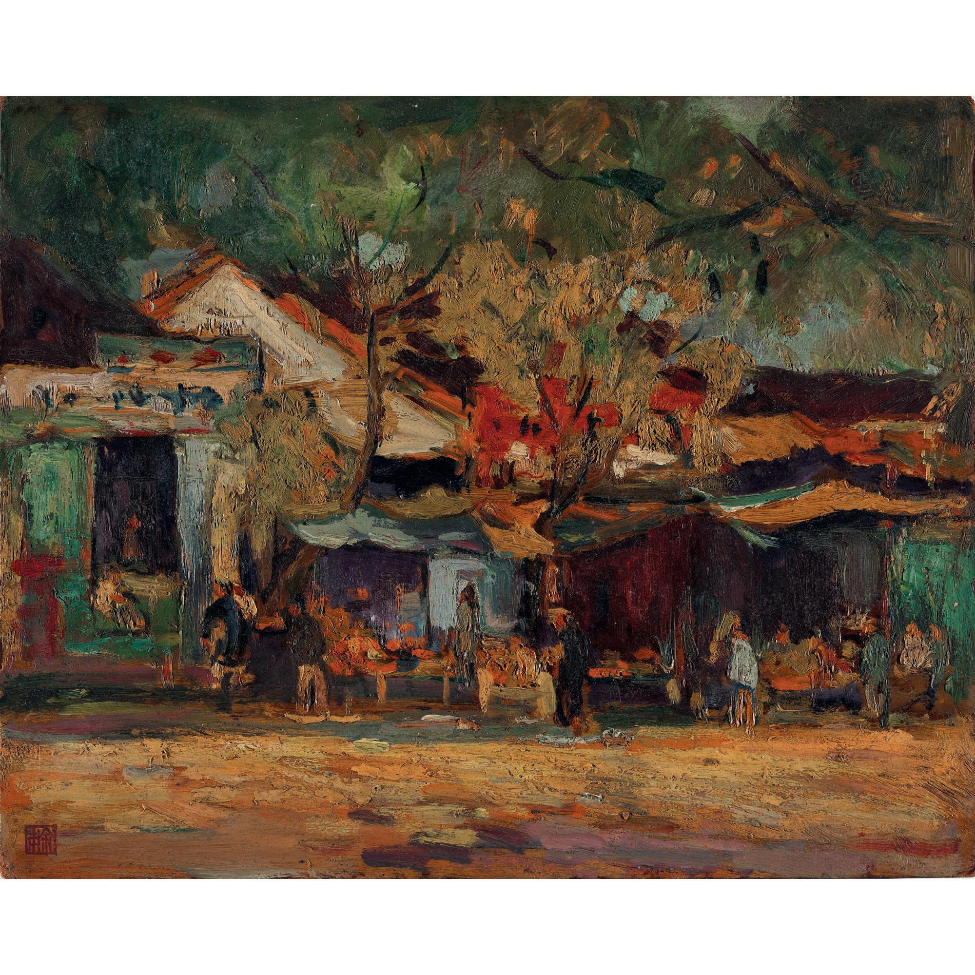 Yu Ben - Countryside Village Scene