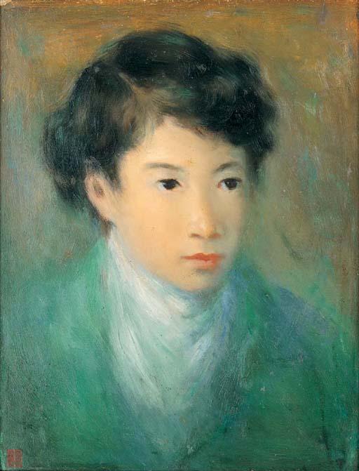 Yu Ben - Portrait of a young lady