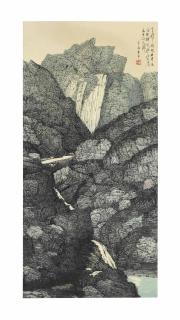 Yu Chengyao - Rocky Mountains In Shades Of Blue And Pink