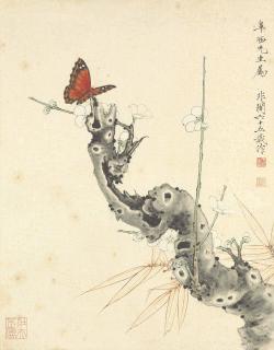 Yu Fei\'An - BUTTERFLY AND PLUM BLOSSOMS