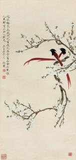Yu Fei\'an - Flowers and Flycatcher