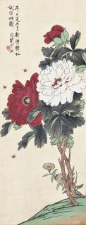 Yu Fei\'An - Peonies and Bees