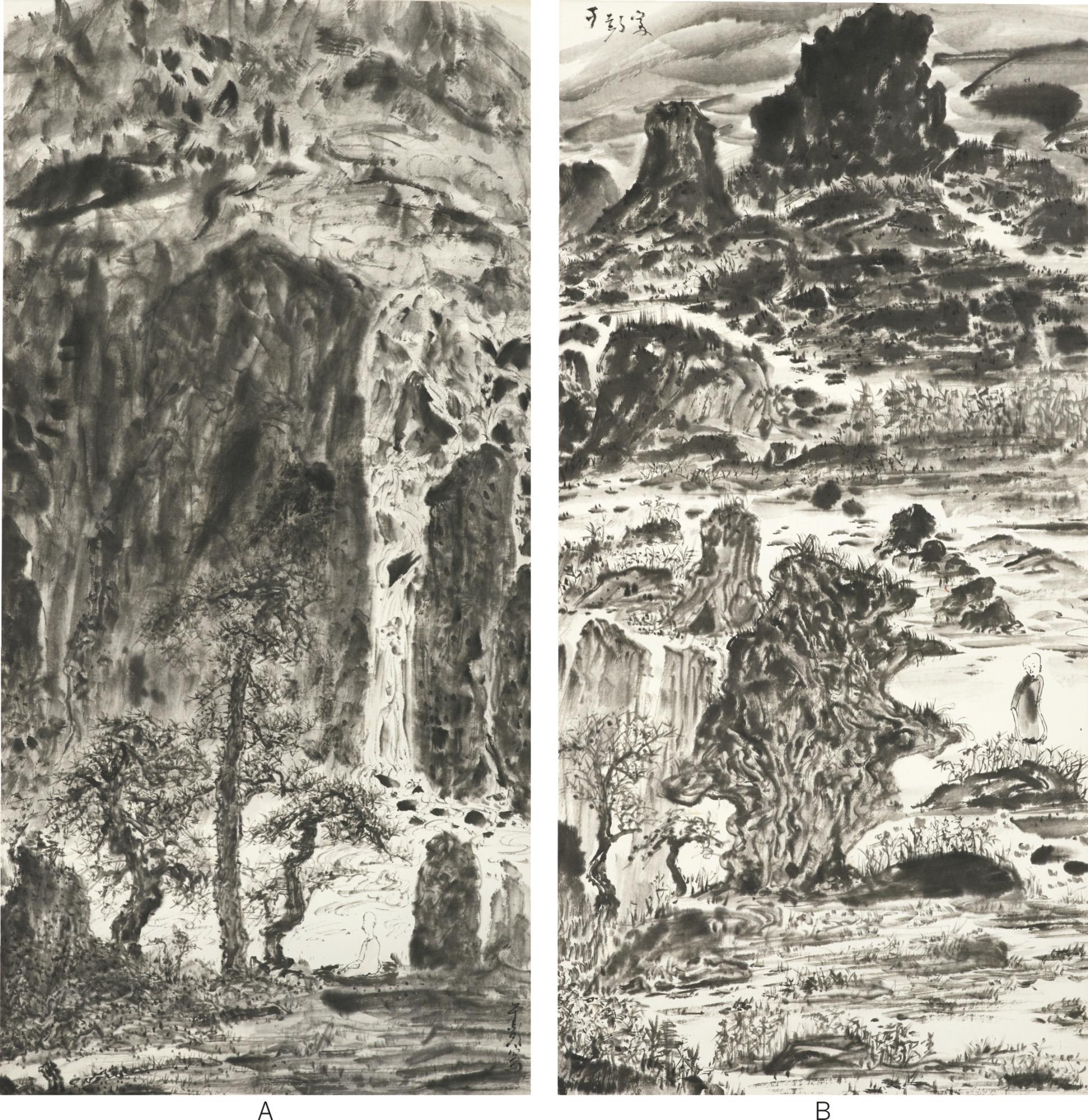 Yu Peng - Amid The Mist Of Waterfall; Misty Fog Makes Cool