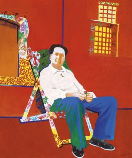 Yu Youhan - Mao in a Colourful Lounge
