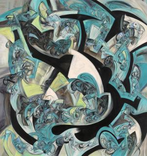 Yuan Fang - Galloping Horses and Vines