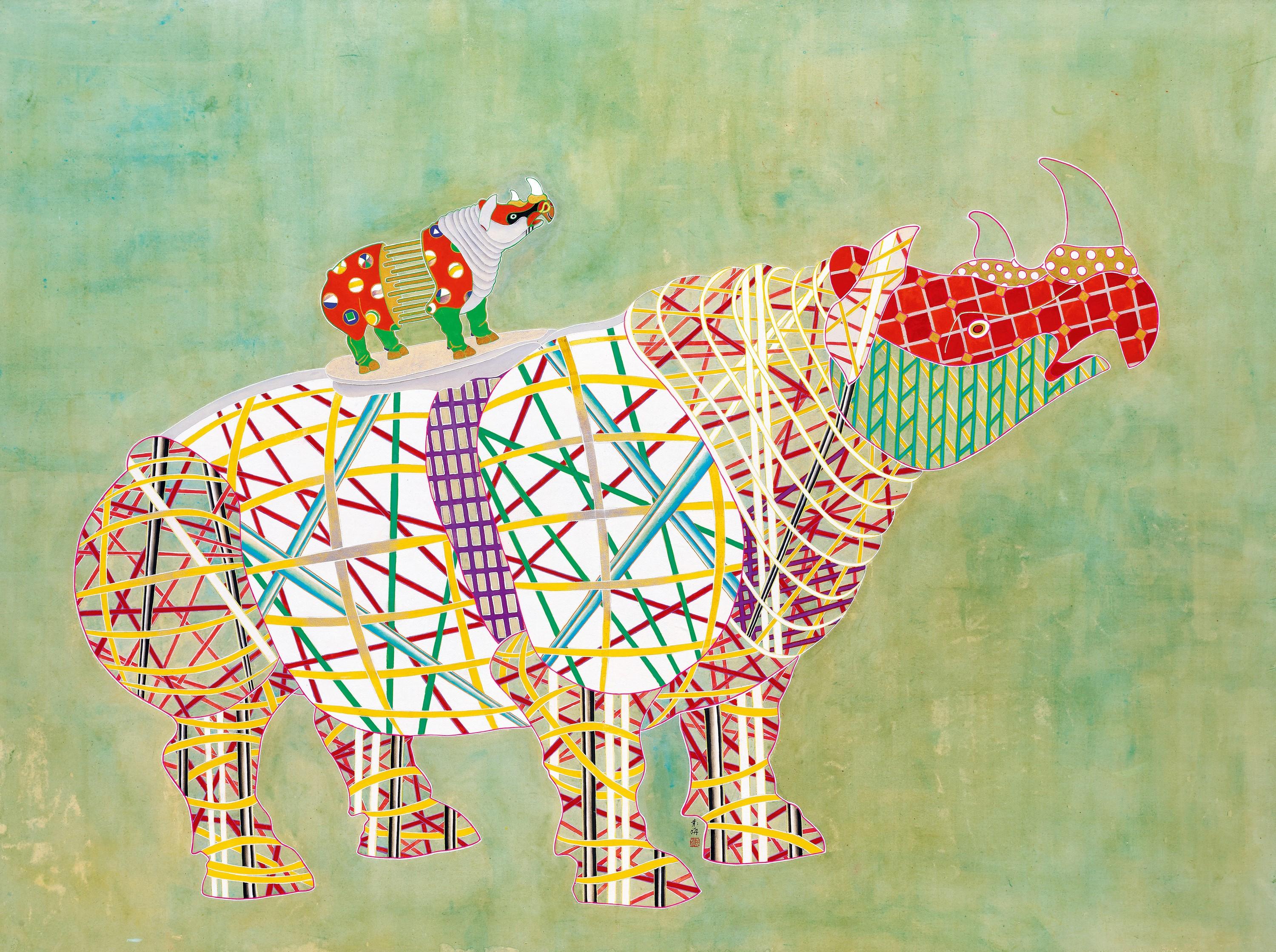 Yuan Jai - Mother And Child (Painted In 2011)