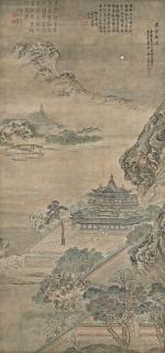 Yuan Jiang - Han Palace Under Autumn Moonlight