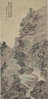 Yuan Shangtong - Pagoda Landscape