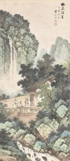 Yuan Songnian - Dwelling in Summer Mountains