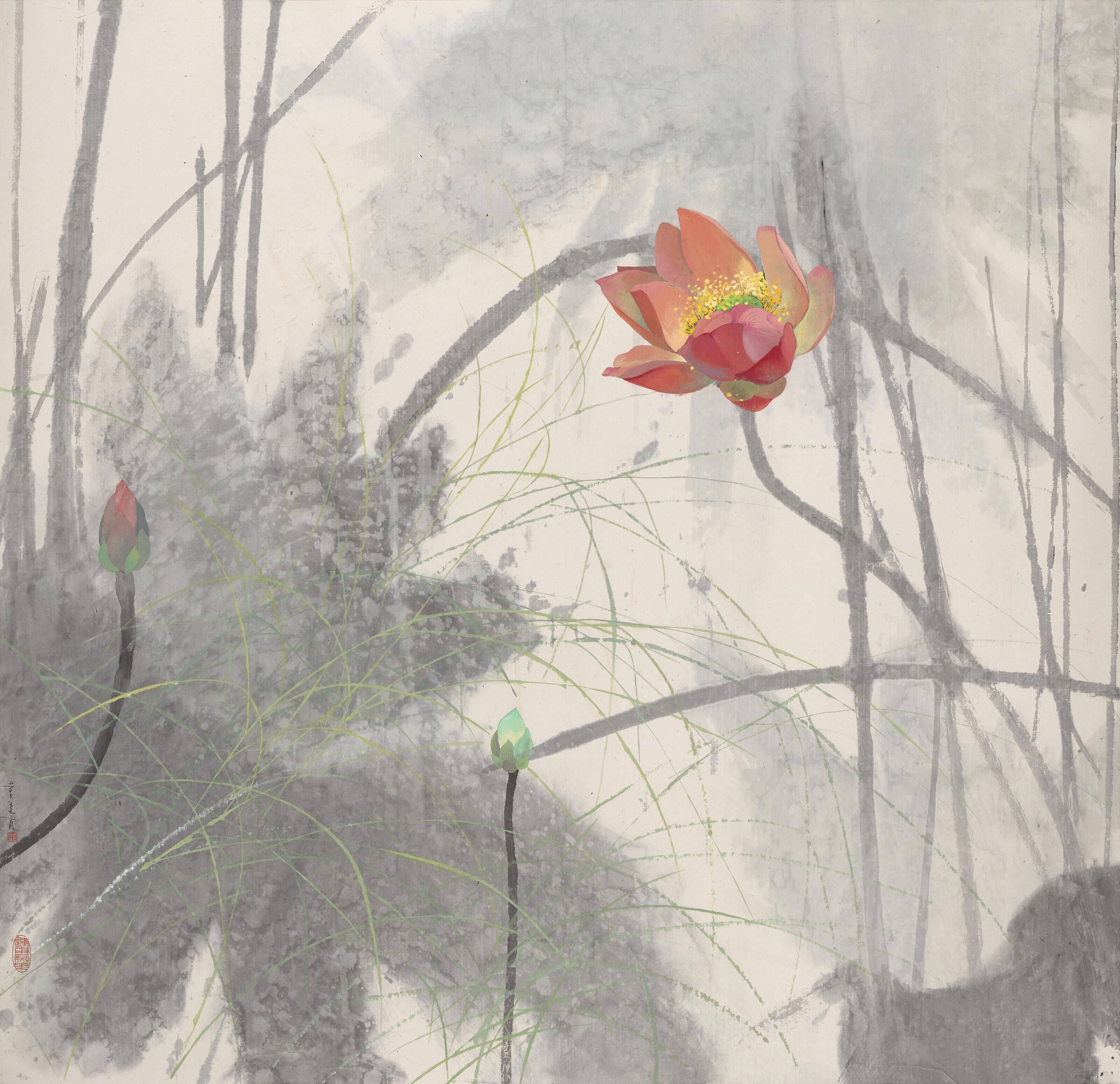 Yuan Yunfu - Red Lotus