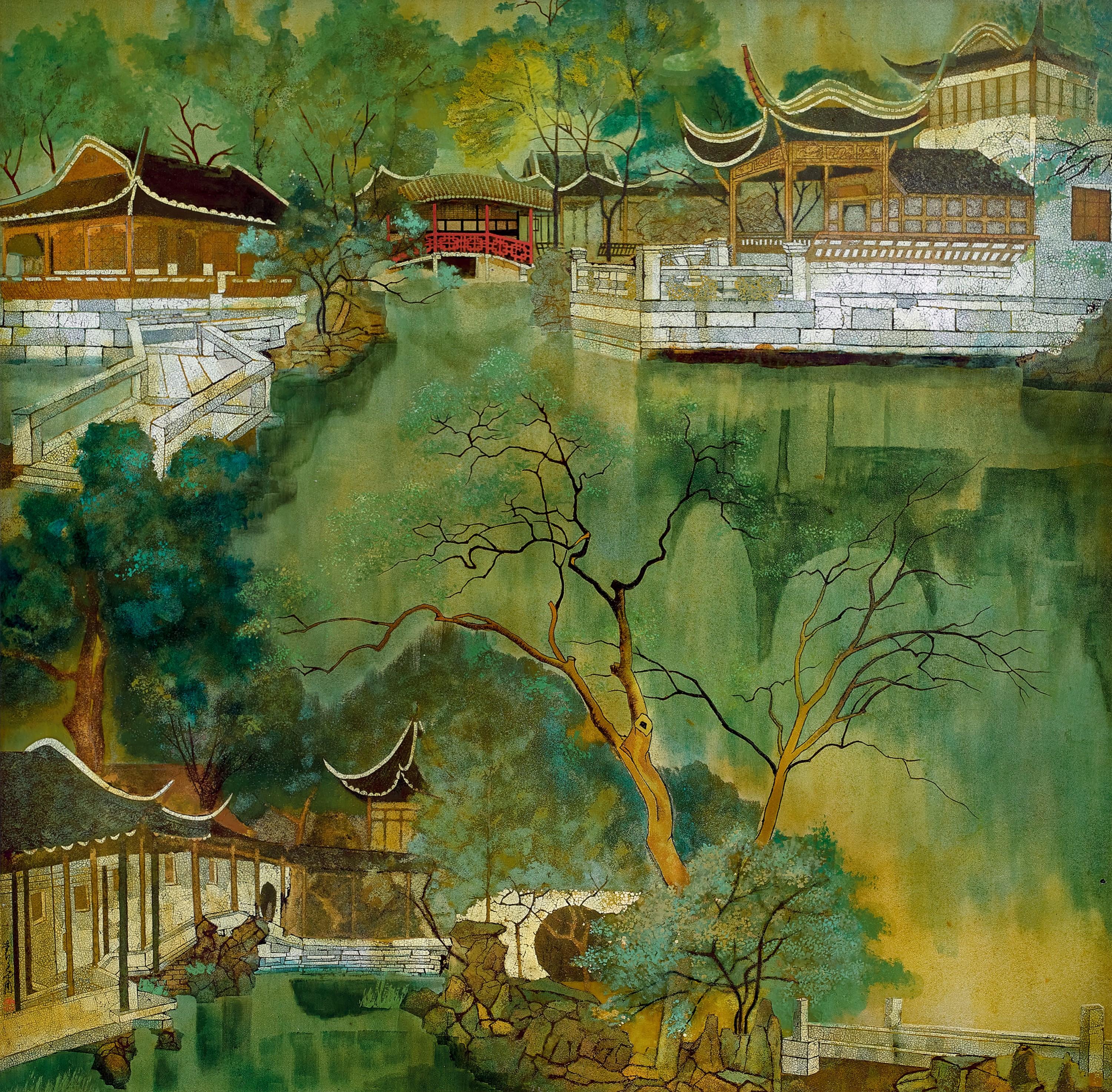 Yuan Yunfu - Suzhou Humble Administrator\'S Garden (Painted In 1990S)