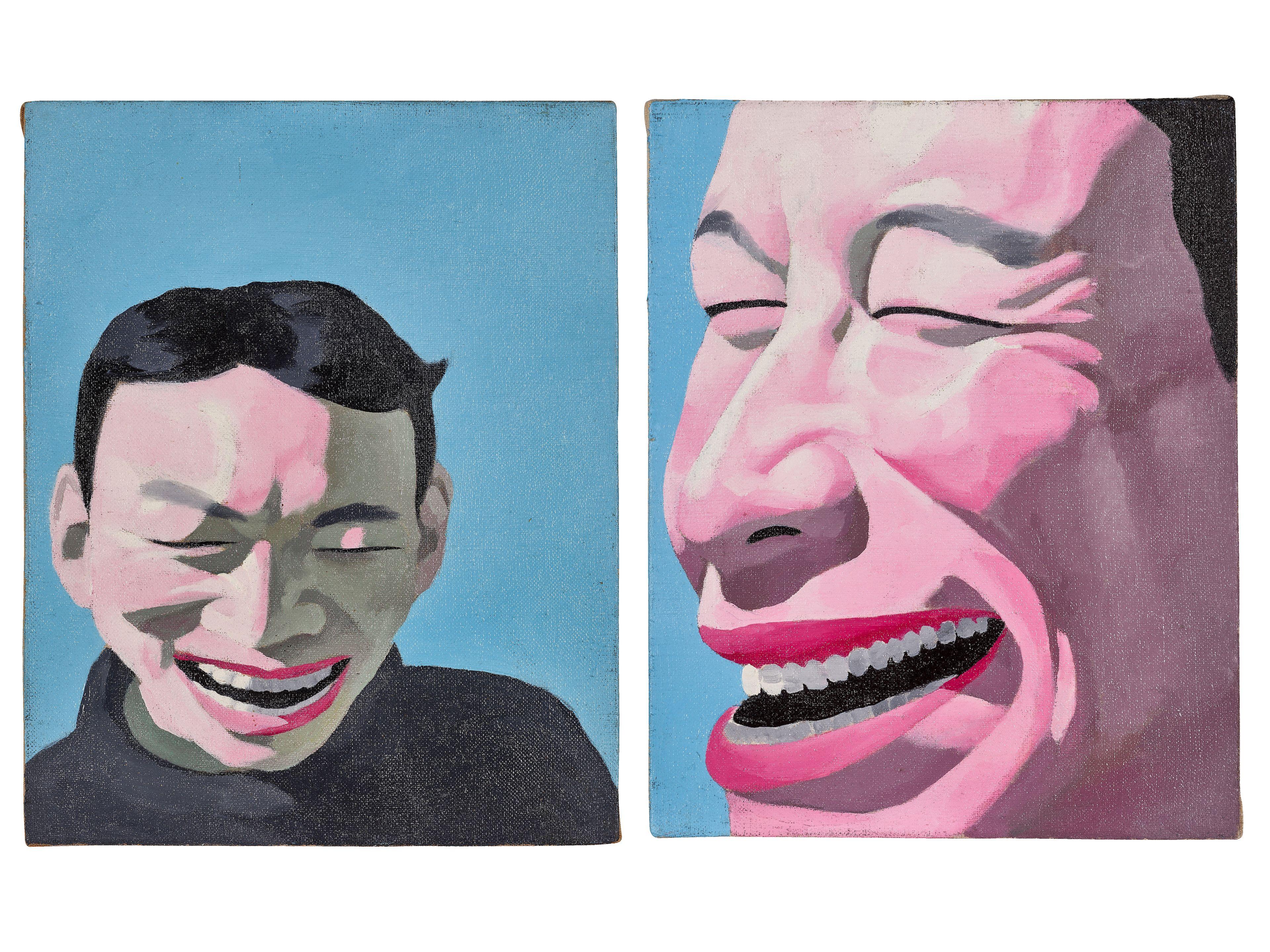 Yue Minjun - 99 Idol Series No. 51 & 69