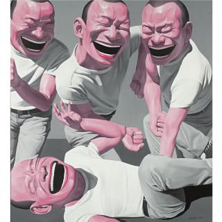 Yue Minjun - Bayonetting