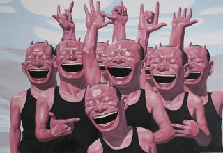 Yue Minjun - Between Men And Animal