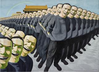 Yue Minjun - Great Joy