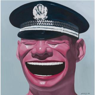 Yue Minjun - Hat No. 2