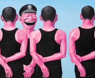 Yue Minjun - Hat Series