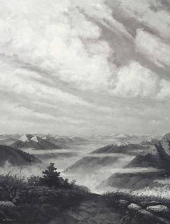 Yue Minjun - Liu Chunhua-Chairman Mao Goes to Anyuan