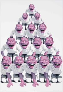 Yue Minjun - Monument