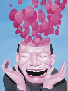 Yue Minjun - Red No. 1