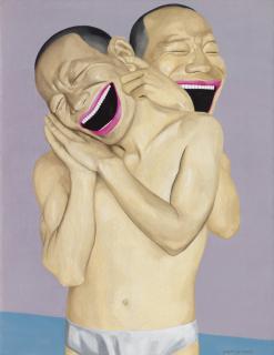 Yue Minjun - Relationship No. Two