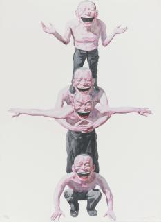 Yue Minjun - Smile-Ism Series: One Smile Elevates Us All