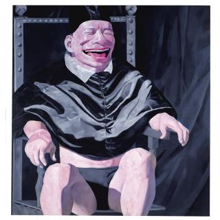 Yue Minjun - The Pope