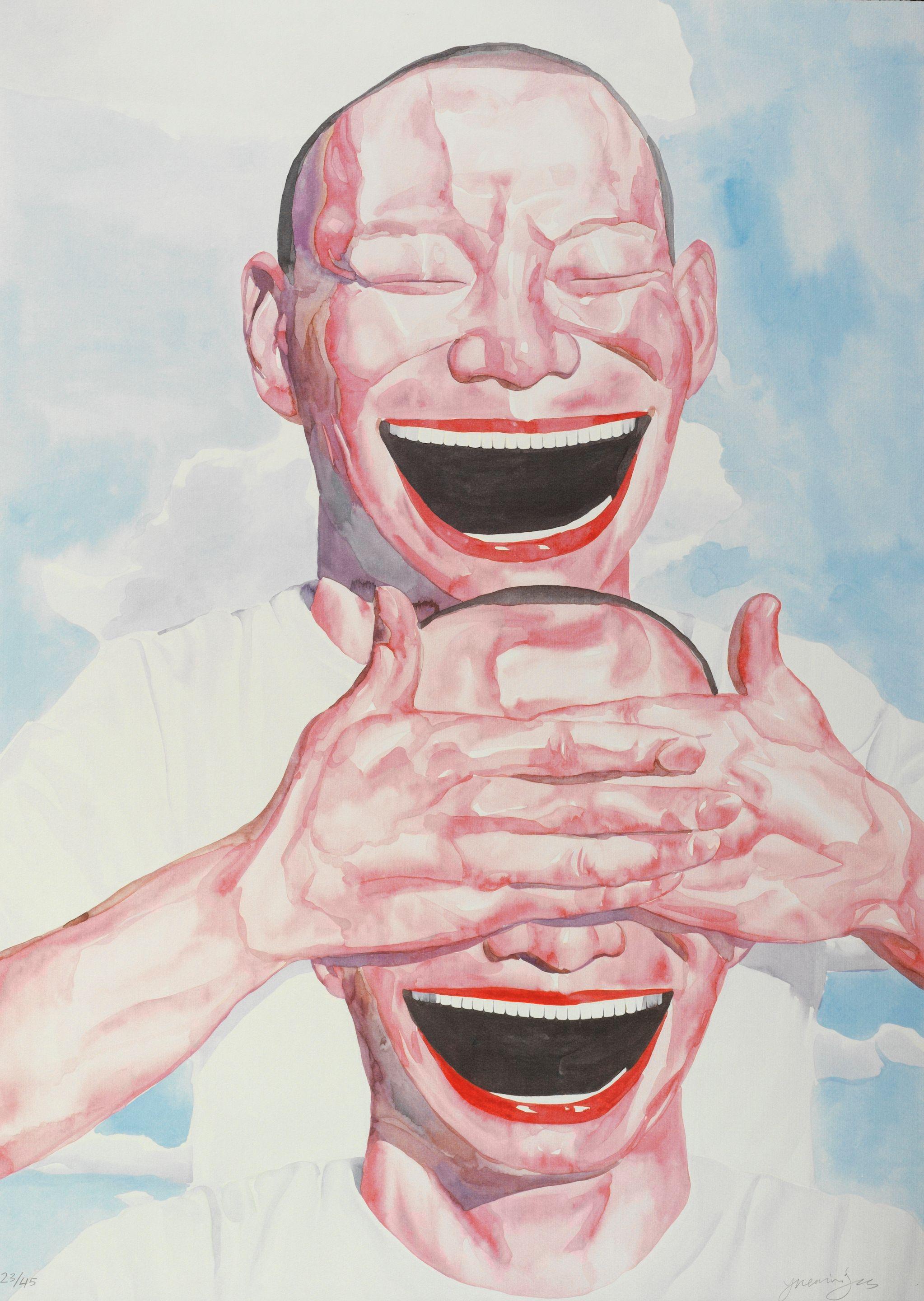 Yue Minjun - Untitled (Smile-Ism N°1), 2006