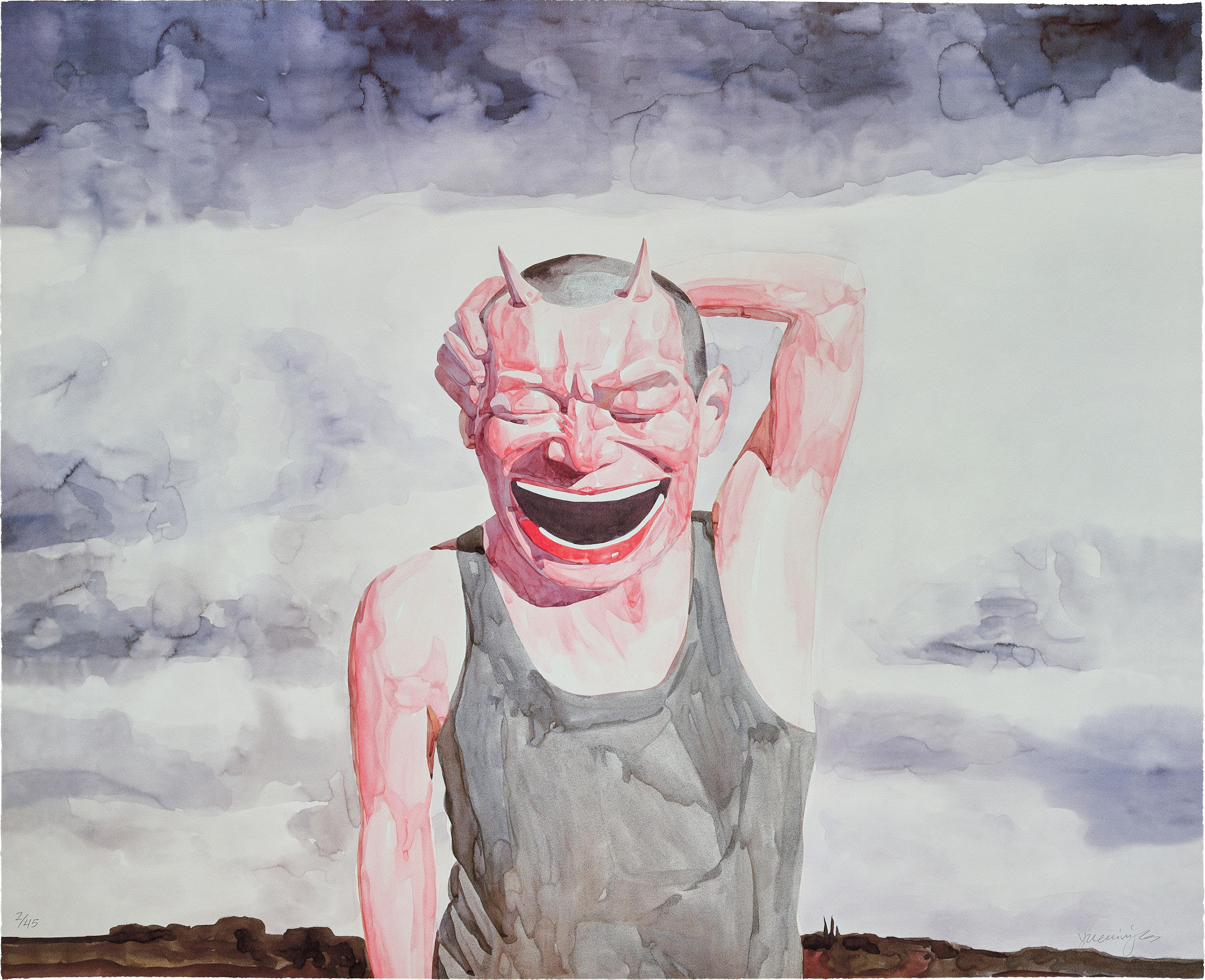 Yue Minjun - Untitled (Smile-ism No. 1-28)