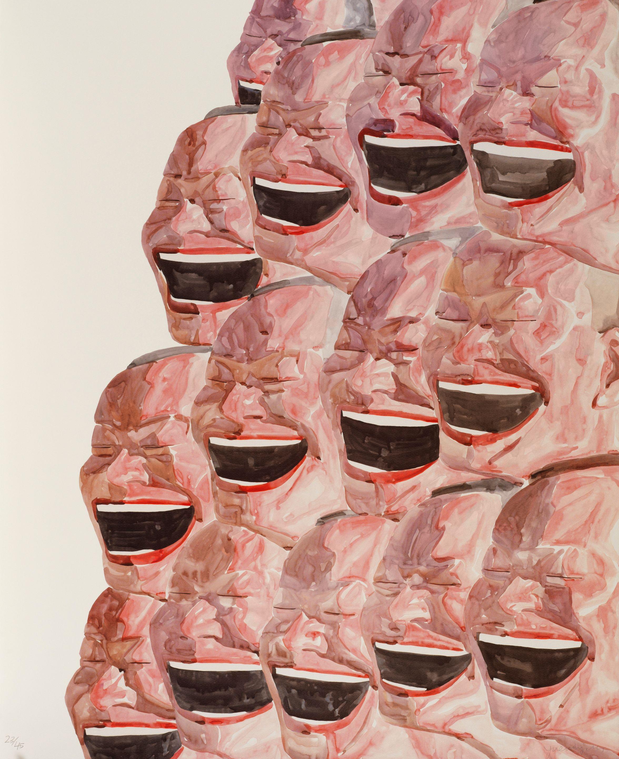 Yue Minjun - Untitled (Smile-Ism No. 13), 2006