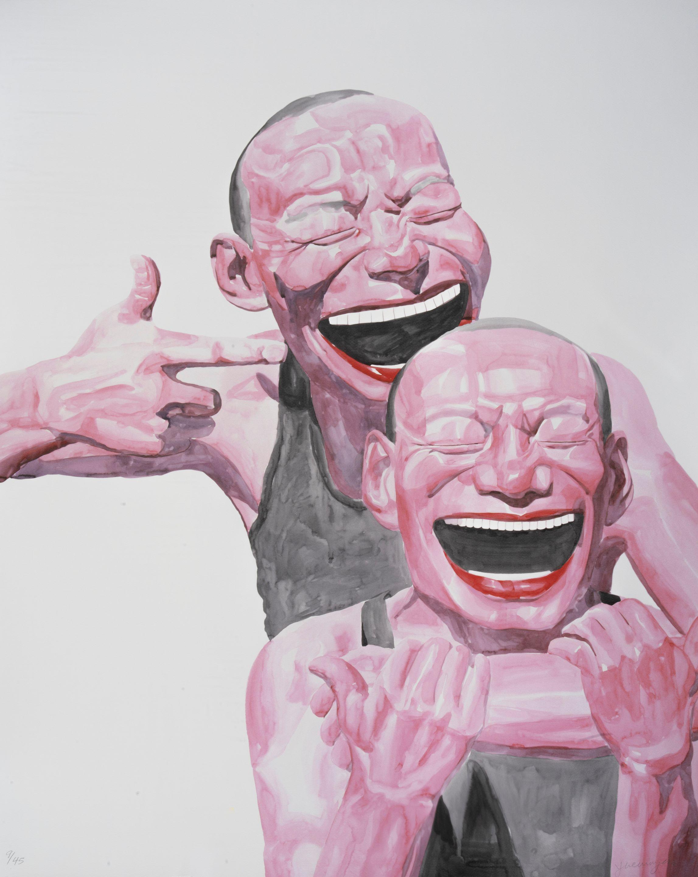 Yue Minjun - Untitled (Smile-Ism No. 14), 2006