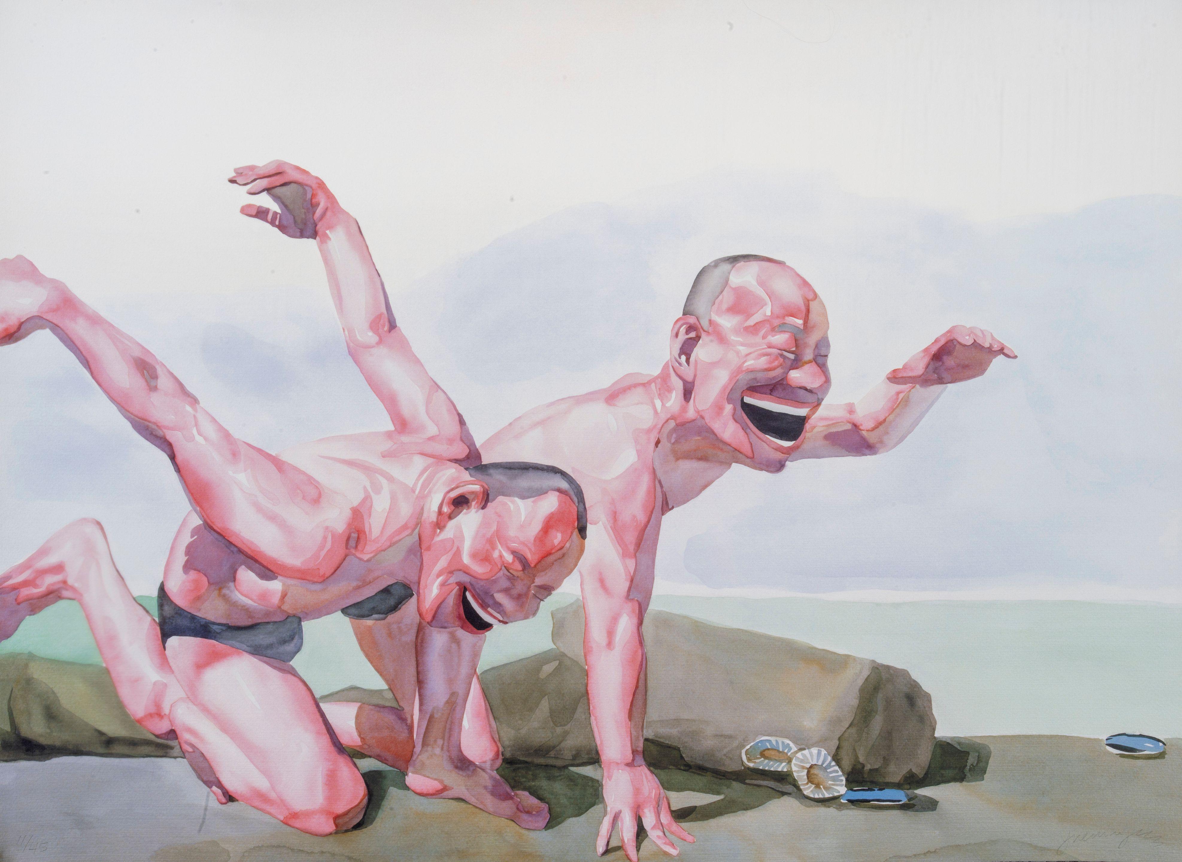 Yue Minjun - Untitled (Smile-Ism No. 19), 2006